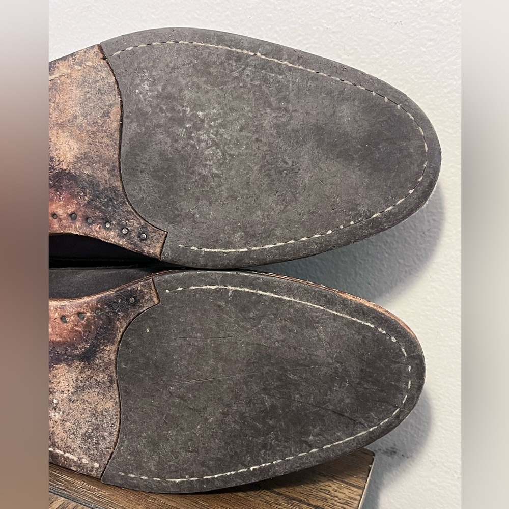 John Varvatos Monaco Chukka Grey Suede Boots Men’s size 9 - Picture 11 of 12